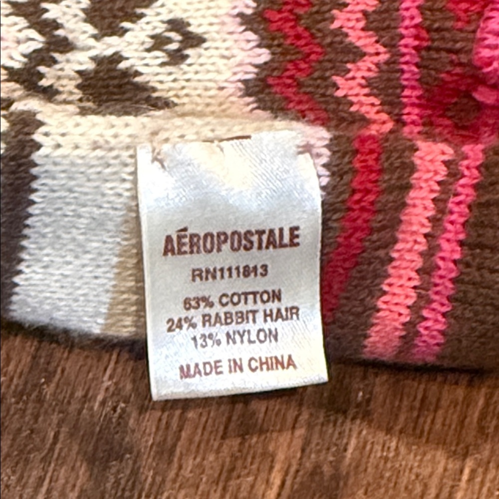 Pink Patterned Aero Scarf - Picture 4 of 4